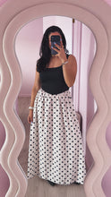 Load image into Gallery viewer, Polka Dots Maxi Dress in Black/White