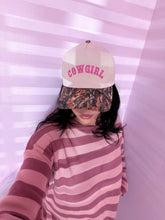 Load image into Gallery viewer, Cowgirl Camo Two Tone Trucker Hat