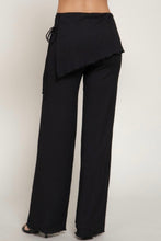 Load image into Gallery viewer, Paityn Asymmetrical Wrap Pants in Black