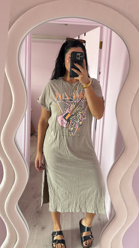 Long live rock n roll dress (LARGE)