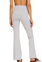 Load image into Gallery viewer, Yoga Flare Pants in HEATHER GRAY