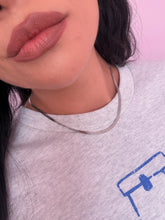 Load image into Gallery viewer, 3mm Herringbone Silver Stacking Chain *Stainless Steel*