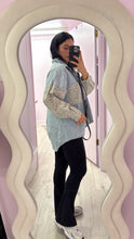 Load image into Gallery viewer, Leopard Denim Jacket (LARGE)
