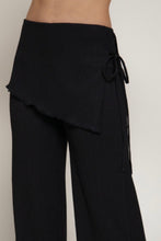 Load image into Gallery viewer, Paityn Asymmetrical Wrap Pants in Black