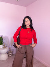 Load image into Gallery viewer, Charlotte Button Down Cardigan in Red *S-XXXL*