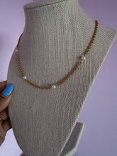 Load image into Gallery viewer, Avriel Pearl Necklace *18K Gold Plated*