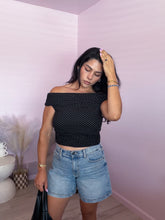 Load image into Gallery viewer, Misty Polka Dot Mesh Top