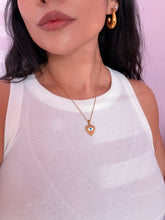 Load image into Gallery viewer, Evil Eye Heart Necklace *18K Gold Plated*