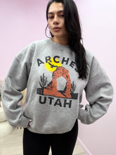 Load image into Gallery viewer, Utah Arches Oversized Crewneck sweater (LARGE)