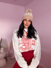 Load image into Gallery viewer, Maybe Coffee is Addicted to me Graphic Crewneck Sweater
