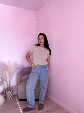 Load image into Gallery viewer, Brynlee Short Sleeve Tee in TAUPE
