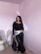 Load image into Gallery viewer, Addison Boatneck Long Sleeve *BLACK* | *S-XXXL*