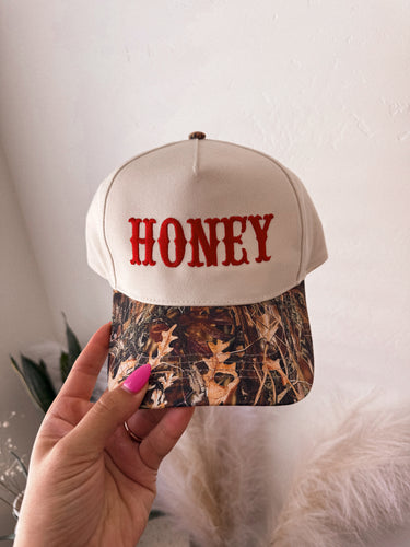 HONEY Camo Two Tone Trucker Hat