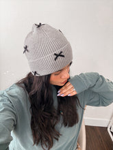 Load image into Gallery viewer, Bow Beanies *3 COLORS*