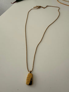I love you to the moon & back necklace 18K gold plated