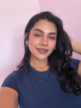 Load image into Gallery viewer, Brisa Pearl Hoop Earrings *24K Gold Plated*