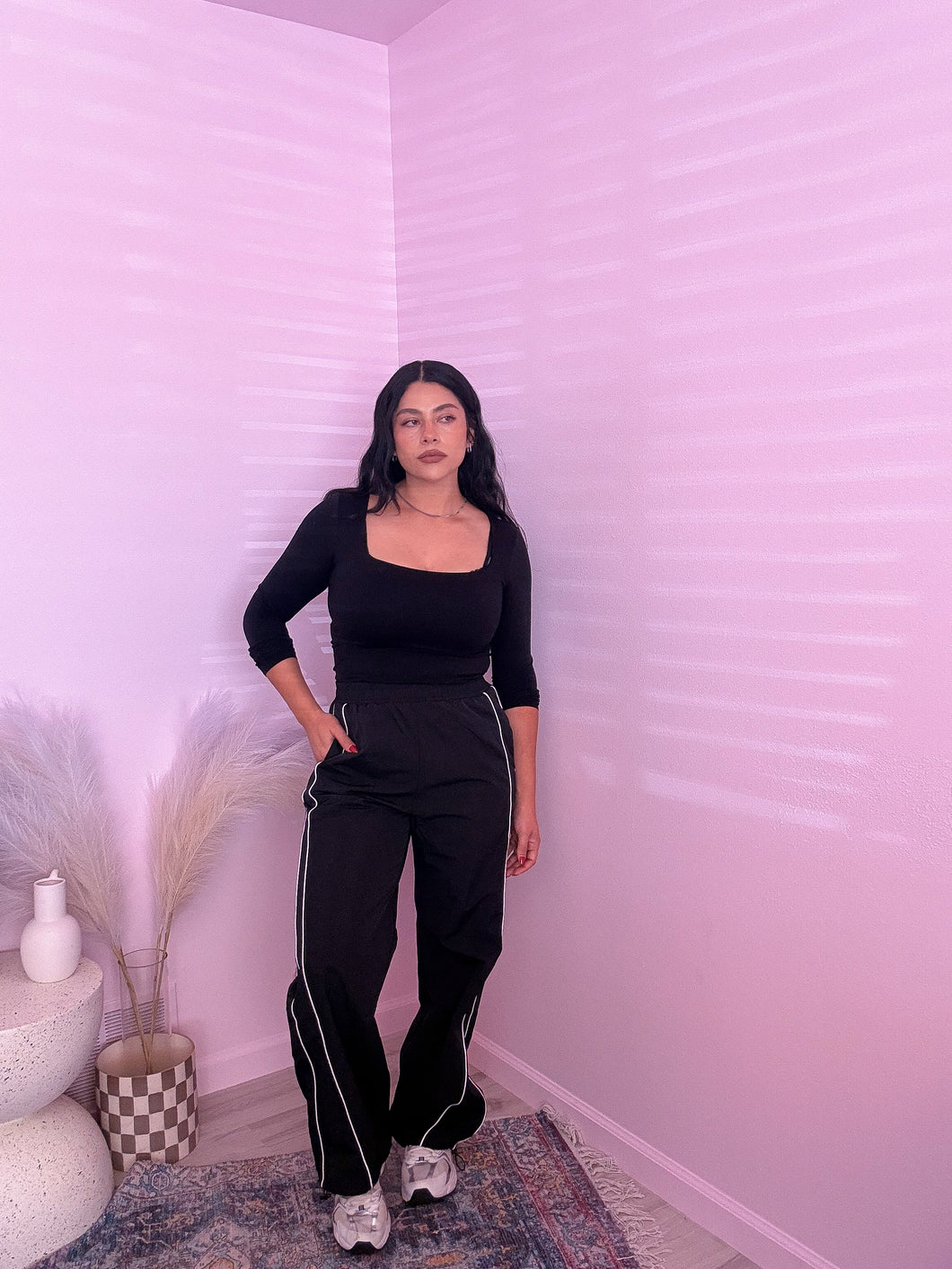 Track Pants in Black