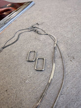 Load image into Gallery viewer, Viviana Square Huggie Earrings *Stainless Steel*