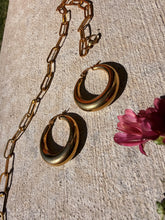 Load image into Gallery viewer, Catalina Hoop Earrings *18K Gold Plated*