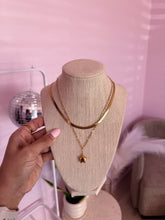 Load image into Gallery viewer, 3mm Herringbone Stacking Necklace *18K Gold Plated*