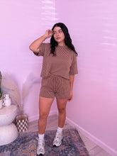 Load image into Gallery viewer, Juno Ribbed Set in BROWN