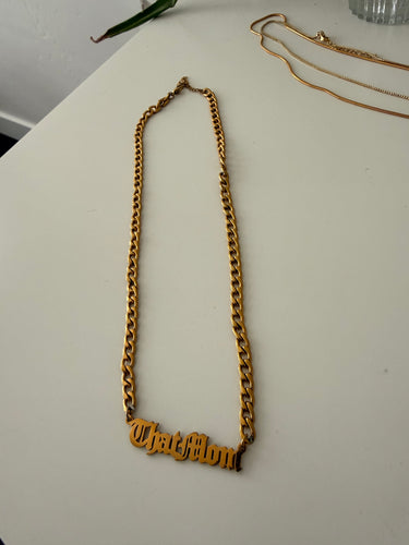 That Mom necklace gold plated