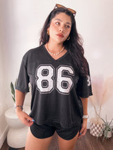 Load image into Gallery viewer, Sports mesh jersey in Black