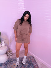 Load image into Gallery viewer, Juno Ribbed Set in BROWN