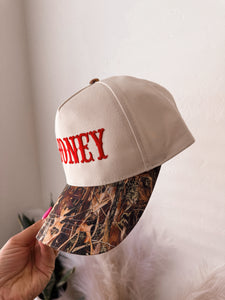 HONEY Camo Two Tone Trucker Hat