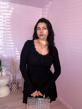 Load image into Gallery viewer, Lace Ribbed Top in BLACK *S-3X*