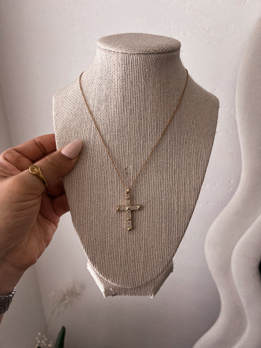 Hope cross necklace *18k Gold Plated*