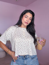 Load image into Gallery viewer, Eva Floral Ribbed Top