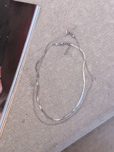 Load image into Gallery viewer, 3mm Herringbone Silver Stacking Chain *Stainless Steel*