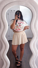 Load image into Gallery viewer, Active Pleaded Skort Skirt in Vanilla