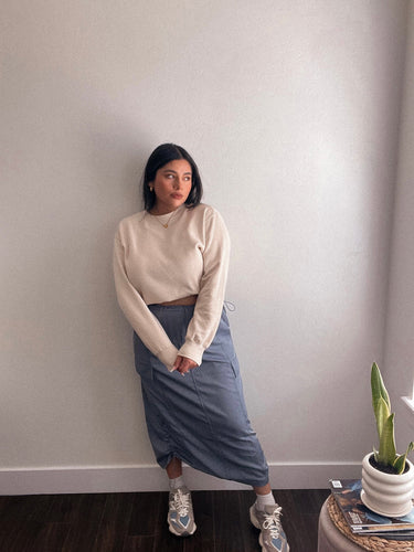 Cargo parachute maxi skirt (MEDIUM)