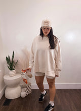 Load image into Gallery viewer, Scuba Pullover Sweater in Heather Beige