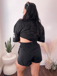 Windbreaker Running Active shorts in Black