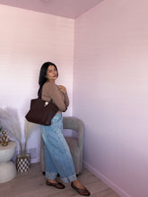Load image into Gallery viewer, Addison Boatneck Long Sleeve *MOCHA LATTE* | *S-XXXL*