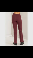 Load image into Gallery viewer, front slit pintuck stretch dress pants *3 COLORS*