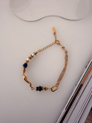 Willow Pearl Bracelet 18K Gold Plated