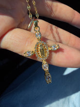 Load image into Gallery viewer, Virgin Mary Cross Necklace *18K Gold Plated*