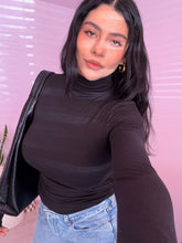 Load image into Gallery viewer, Turtleneck Long Sleeve in BLACK