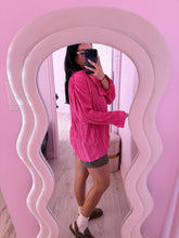 Load image into Gallery viewer, Pink pleaded button down (MEDIUM)