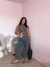 Load image into Gallery viewer, Jade Seamed Barrel Denim Jeans