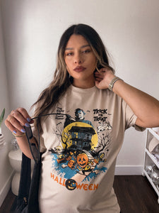 The night he came home Halloween graphic tee