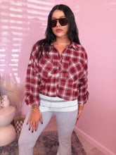 Load image into Gallery viewer, Blair Plaid flannel shirt