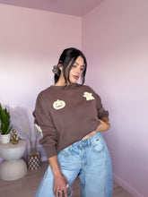 Load image into Gallery viewer, Halloween Graphic Crewneck Sweater in Mocha *S-XL*