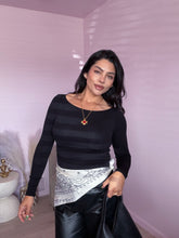 Load image into Gallery viewer, Addison Boatneck Long Sleeve *BLACK* | *S-XXXL*