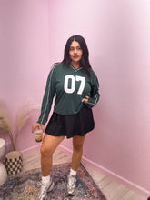 Load image into Gallery viewer, Long Sleeve Sports Mesh Jersey in Green