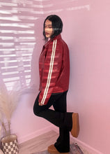 Load image into Gallery viewer, Faux Leather Jacket in Vintage Red